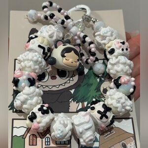 SKULLPANDA POPMART KEYCHAIN